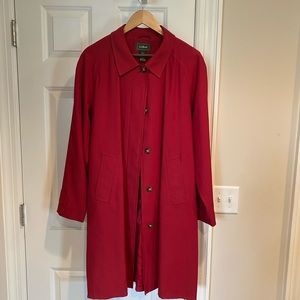 LL Bean Lightweight Water-Resistant Vintage Coat